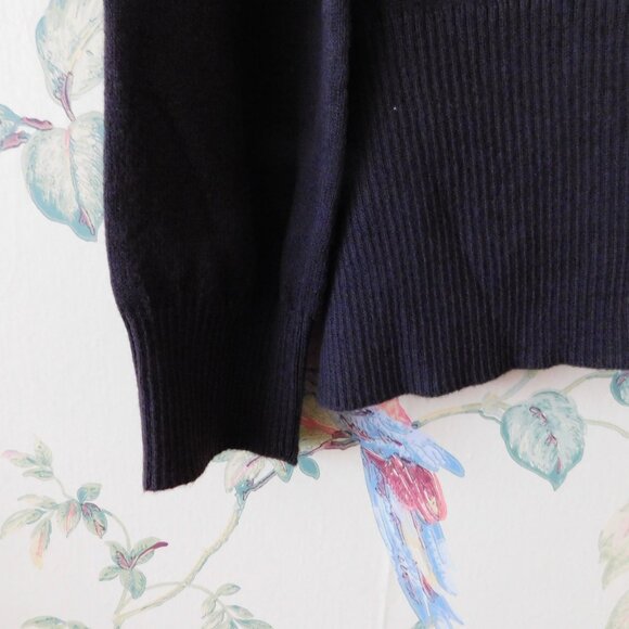 🦔🐾 Anthropologie Bailey 44 Faux Leather Front Sweater - Picture 7 of 10